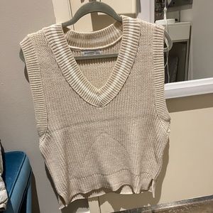 Asos beige sweater vest